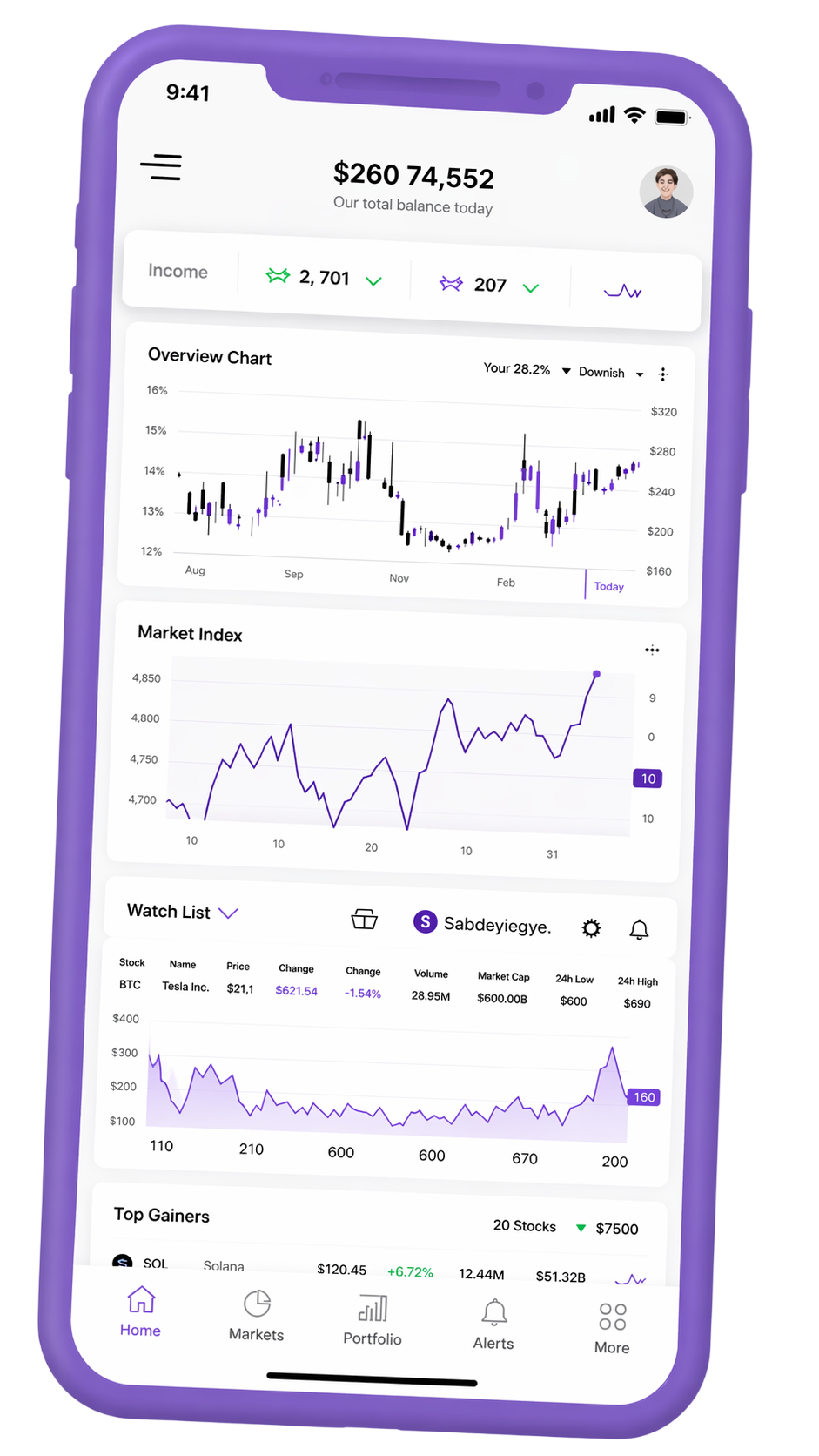 Mobile Portfolio-Tracking-App
